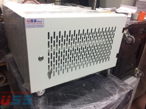 Tủ mạng, Tủ Rack 6U-D400 – USS rack Màu ghi có bánh xe để sàn 