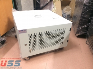 Tủ mạng, Tủ Rack 6U-D400 – USS rack Màu ghi có bánh xe để sàn 