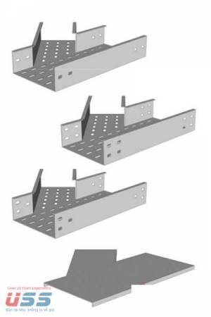 Khay cáp chữ Y 45 độ trái, Khay cáp sơn tĩnh điện ( Cable tray)