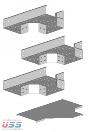 Khay cáp Tê ngang , Khay cáp sơn tĩnh điện ( Cable tray)